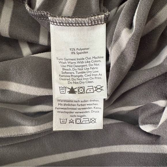 Eddie Bauer dark green striped maxi skirt - Picture 5 of 5